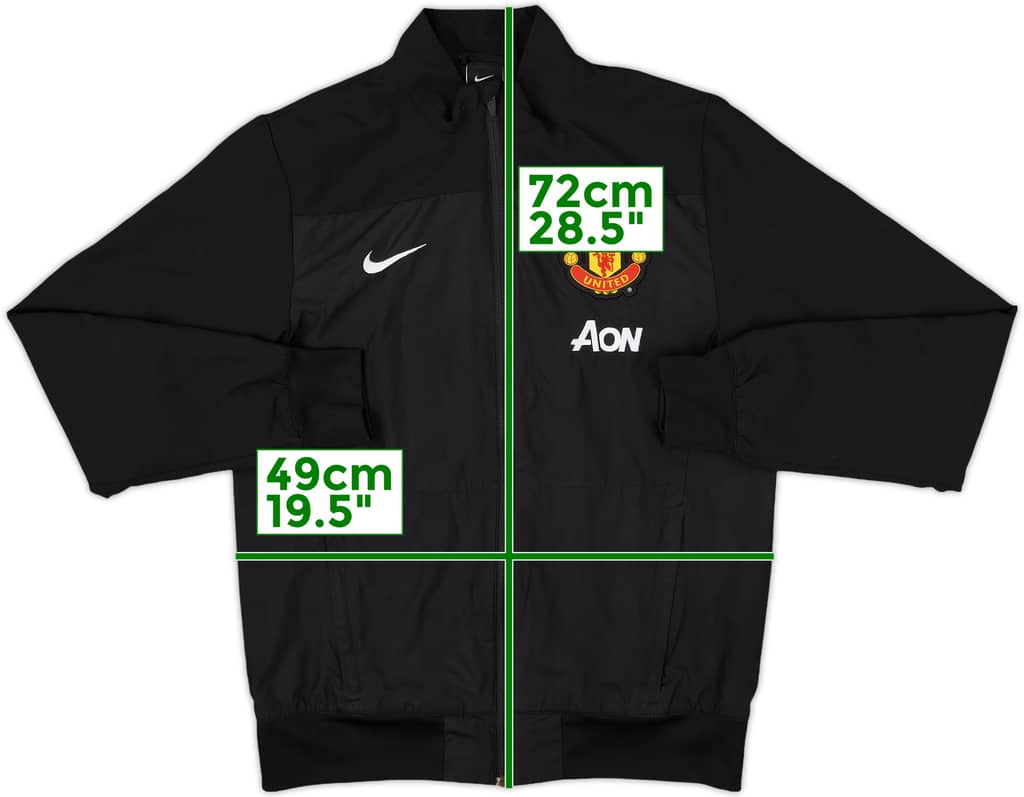 2013-14 Manchester United Nike Track Jacket - 9/10 - (S)