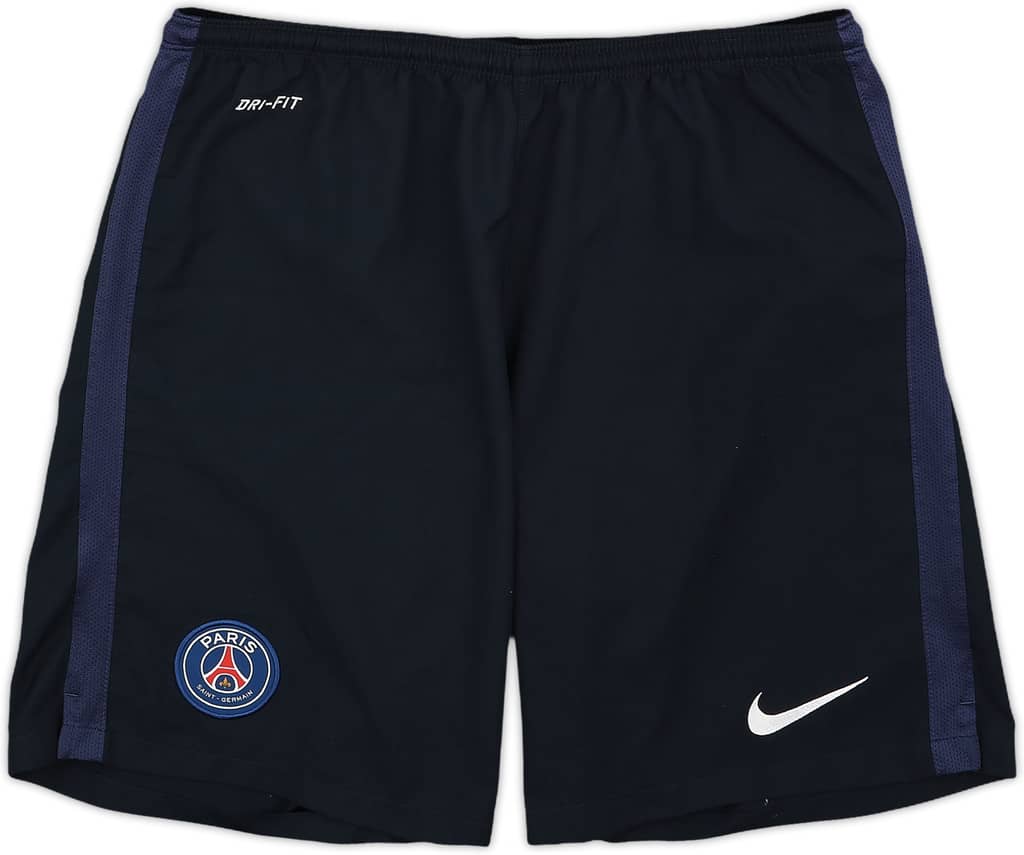 2015-16 Paris Saint-Germain Home Shorts - 8/10 - (M)