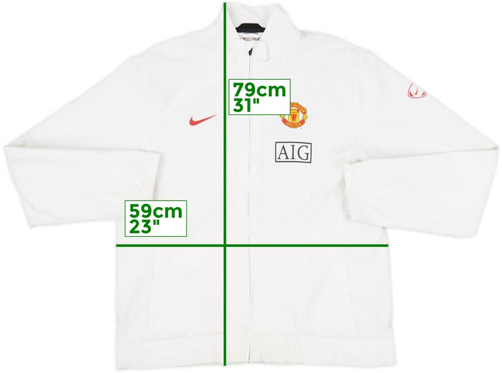 2009-10 Manchester United Nike Track Jacket - 8/10 - (XL)