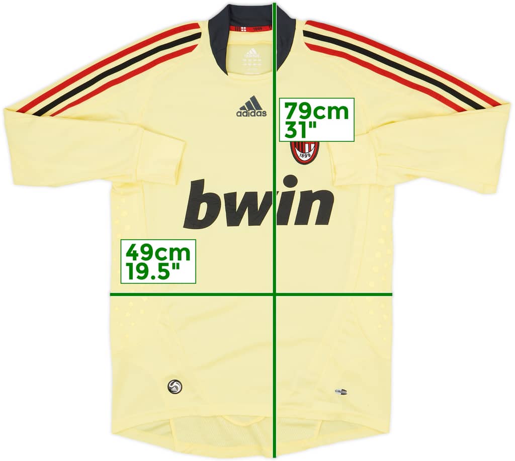 2008-09 AC Milan GK Shirt - 6/10 - (S)