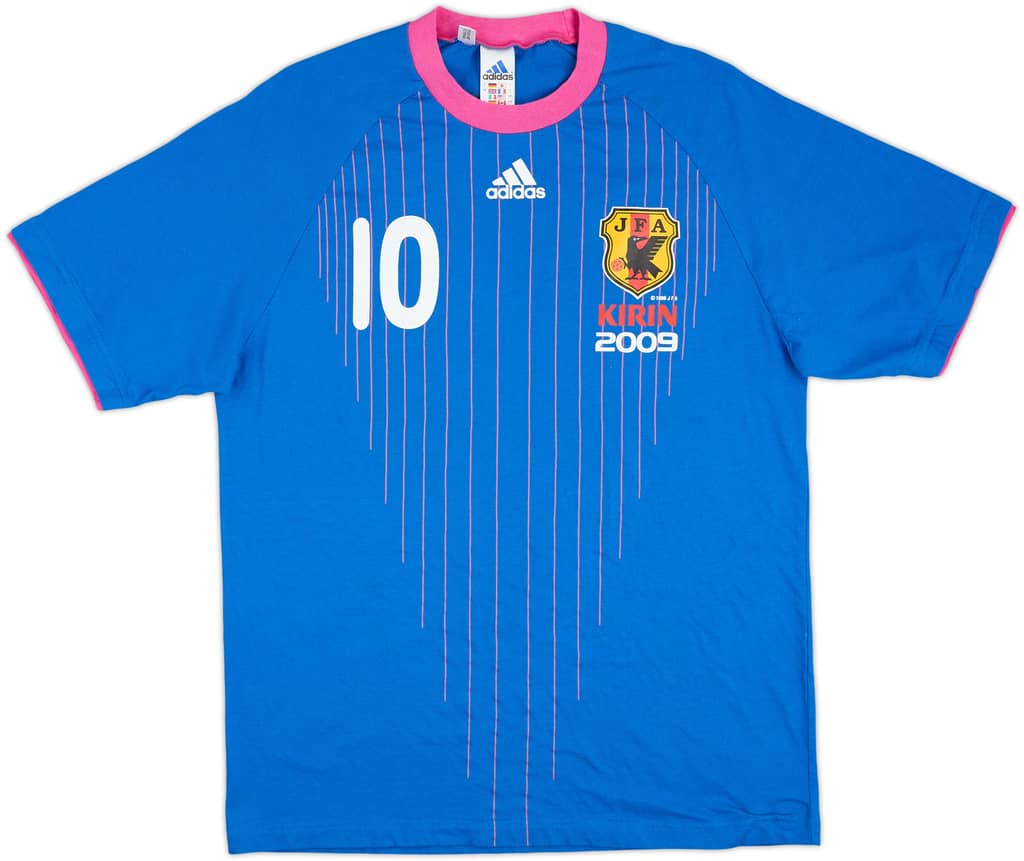 2009 Japan Women adidas Cotton Tee #10 - 9/10 - (L)