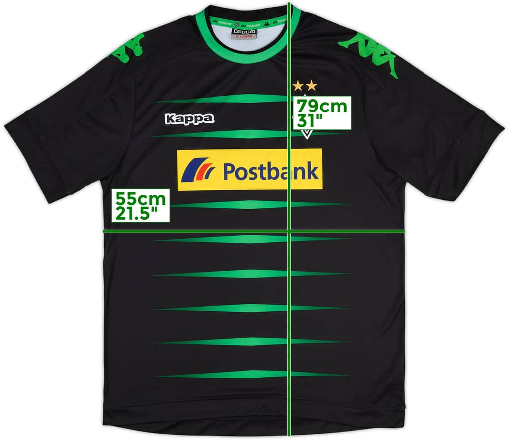 2016-17 Borussia Monchengladbach Third Shirt - 7/10 - (XL)