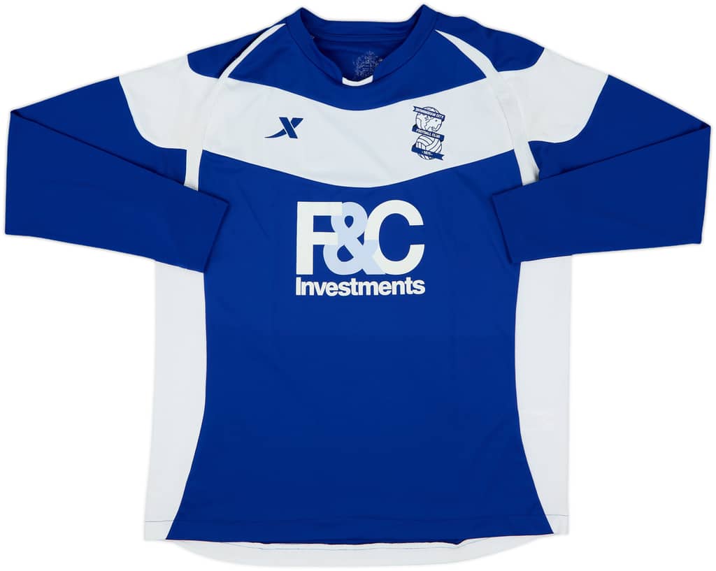 2010-11 Birmingham Home L/S Shirt - 7/10 - (XL)