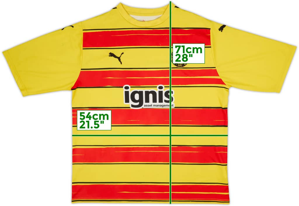 2010-11 Partick Thistle Home Shirt - 6/10 - (XXL)