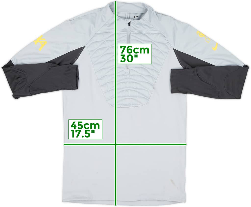 2021-22 Liverpool Nike 1/4 Zip Drill Top - 5/10 - (S)