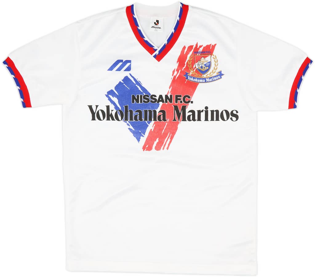 1993-94 Yokohama Marinos Mizuno Training Shirt - 9/10 - (M/L)