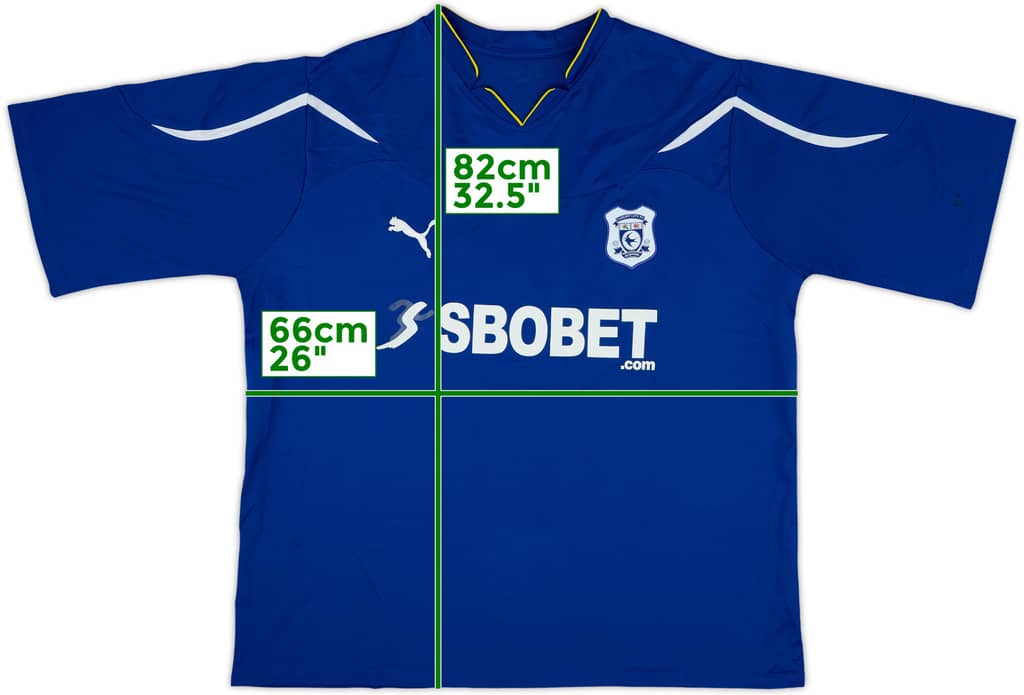 2010-11 Cardiff Home Shirt - 8/10 - (3XL)