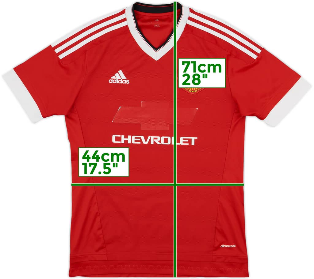 2015-16 Manchester United Home Shirt - 4/10 - (S)