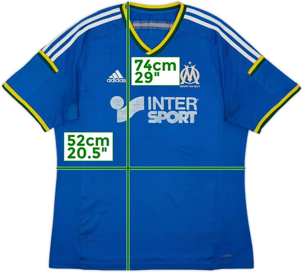 2013-14 Olympique Marseille Fourth Shirt - 5/10 - (XL)