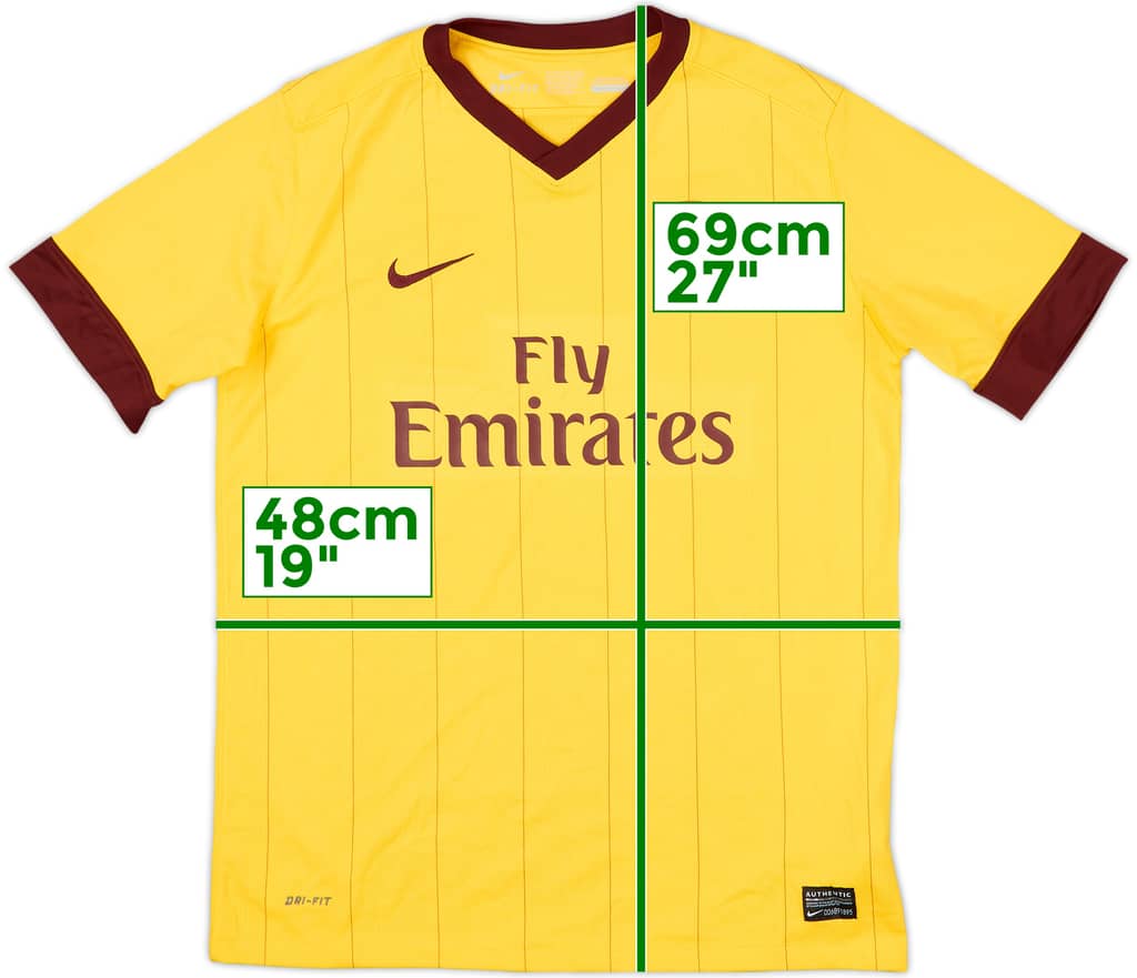 2010-13 Arsenal Away Shirt - 10/10 - (XL.Boys)