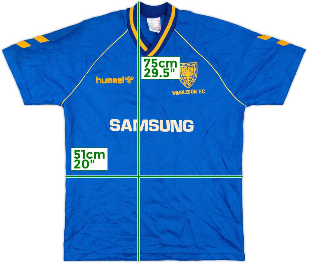 1990-91 Wimbledon Home Shirt - 10/10 - (M)