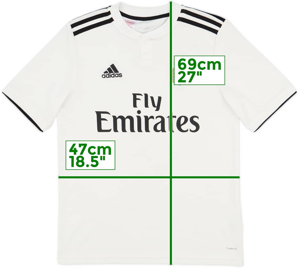 2018-19 Real Madrid Home Shirt - 7/10 - (XL.Boys)
