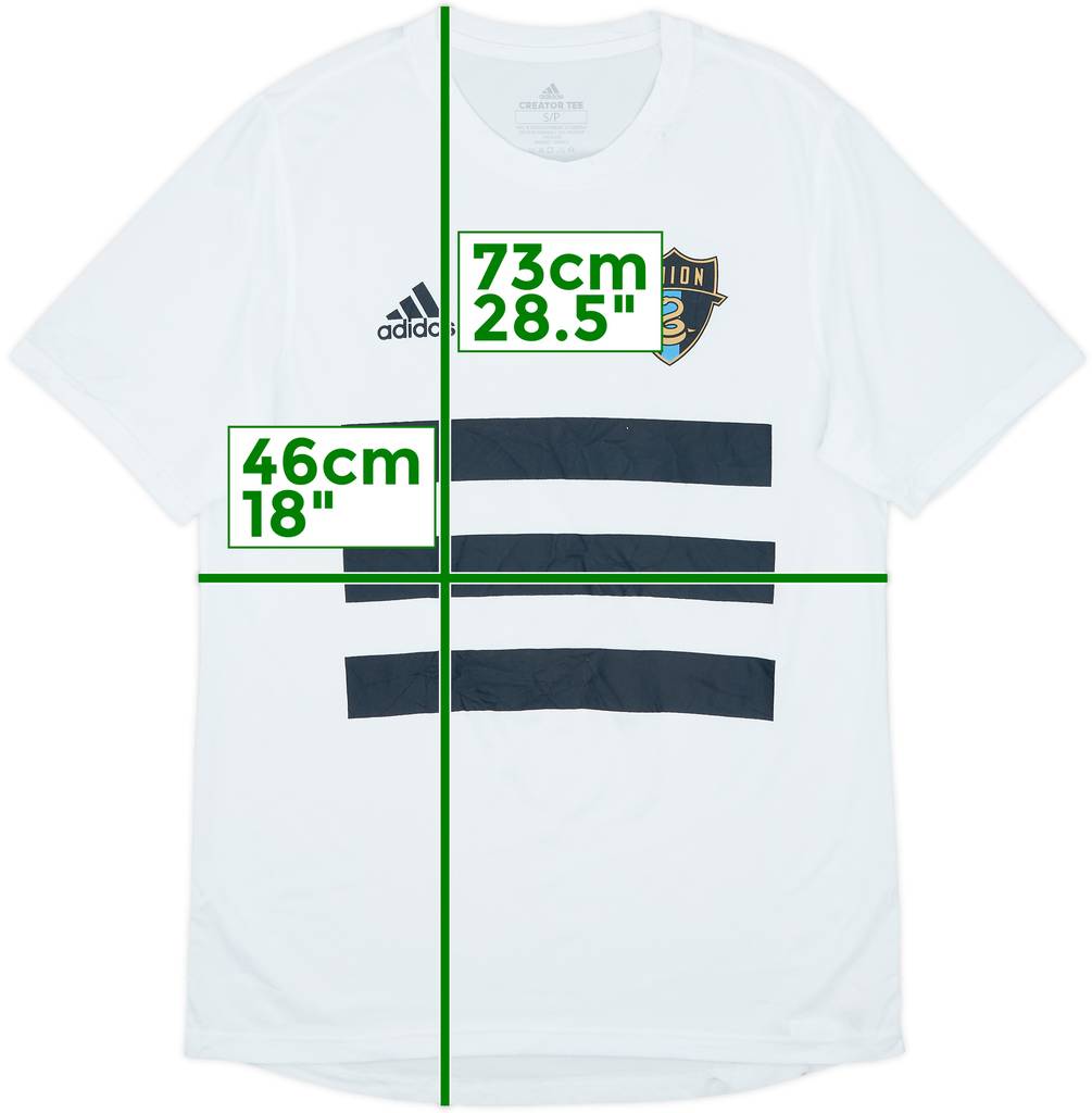 2020 Philadelphia Union adidas Cotton Tee - 7/10 - (S)