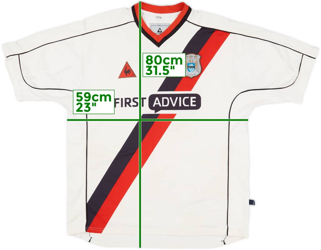 2002-03 Manchester City Away Shirt - 5/10 - (XL)