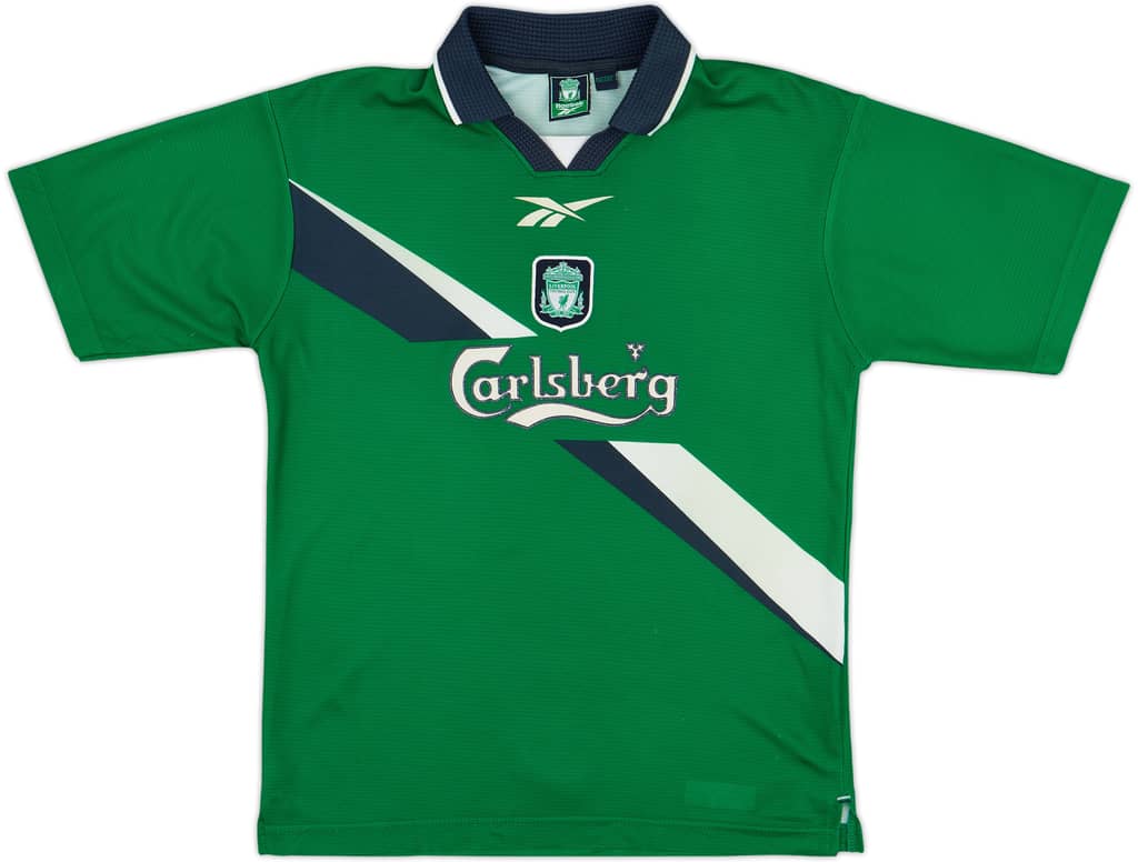 1999-00 Liverpool Away Shirt - 9/10 - (M.Boys)