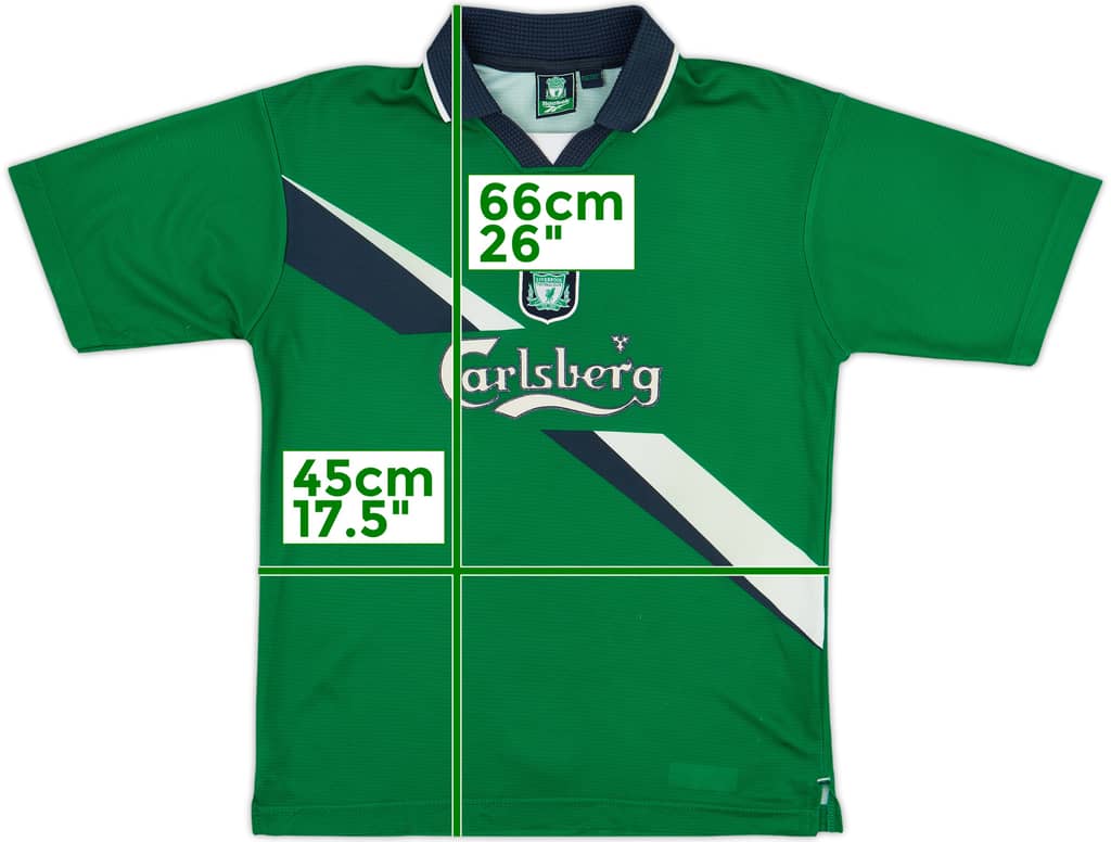 1999-00 Liverpool Away Shirt - 9/10 - (M.Boys)