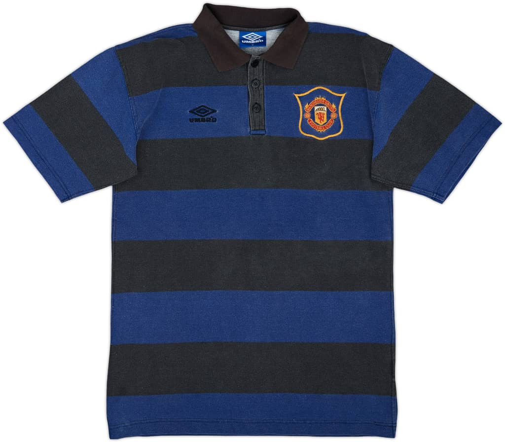 1994-95 Manchester United Umbro Polo Shirt - 7/10 - (M)