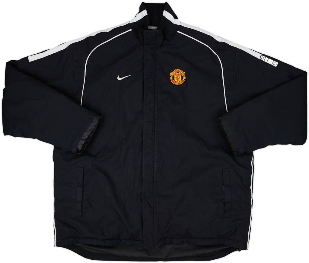 2006-07 Manchester United Nike Padded Bench Coat - 8/10 - (XL)