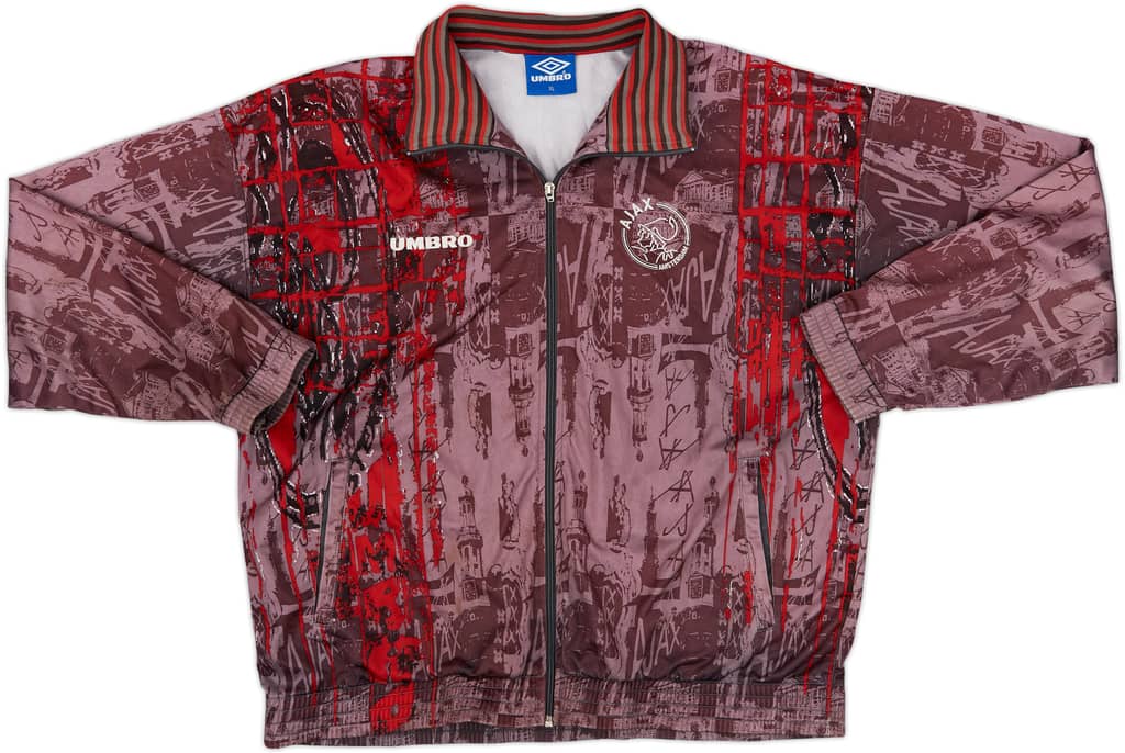 1995-96 Ajax Umbro Track Jacket - 8/10 - (XL)