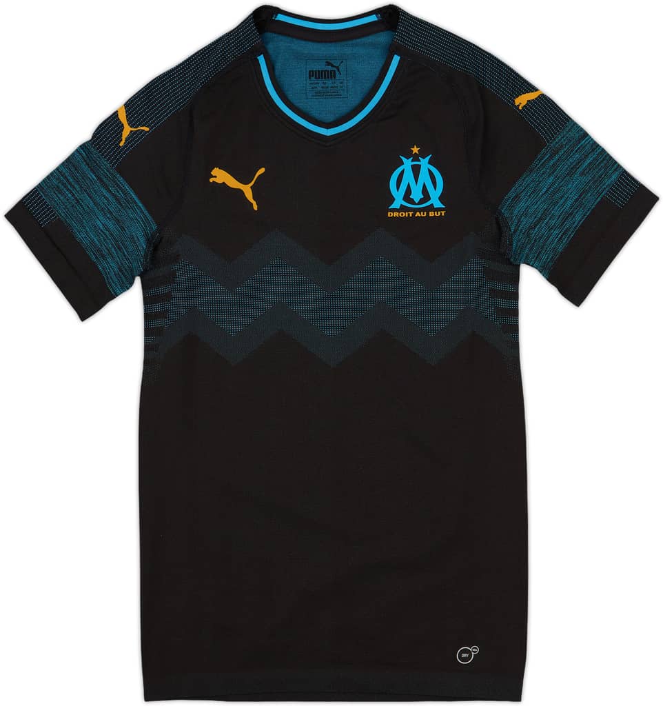 2018-19 Olympique Marseille EvoKnit Player Issue Away Shirt - 10/10 - (M)