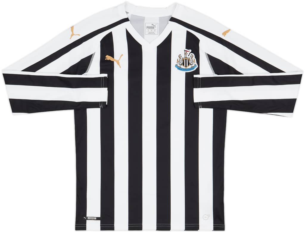 2018-19 Newcastle Home L/S Shirt - 9/10 - (S)