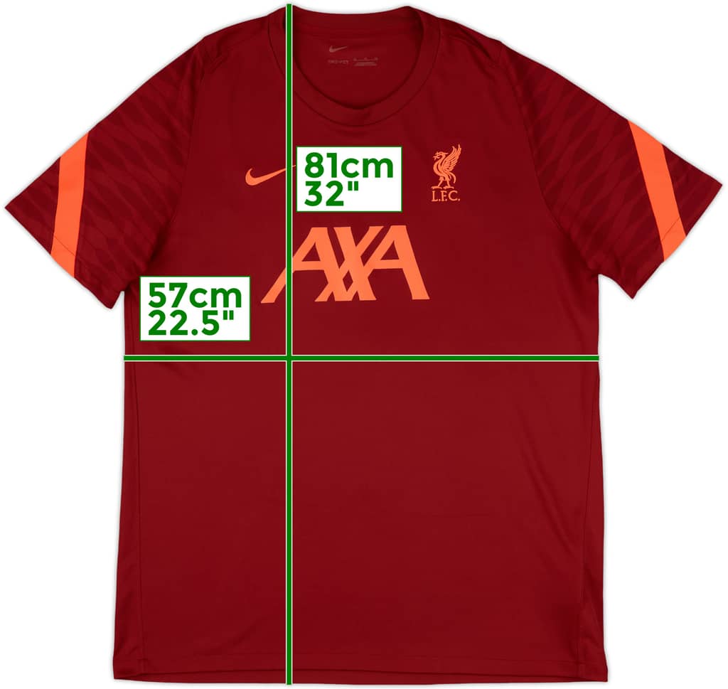 2021-22 Liverpool Nike Training Shirt - 9/10 - (XL)
