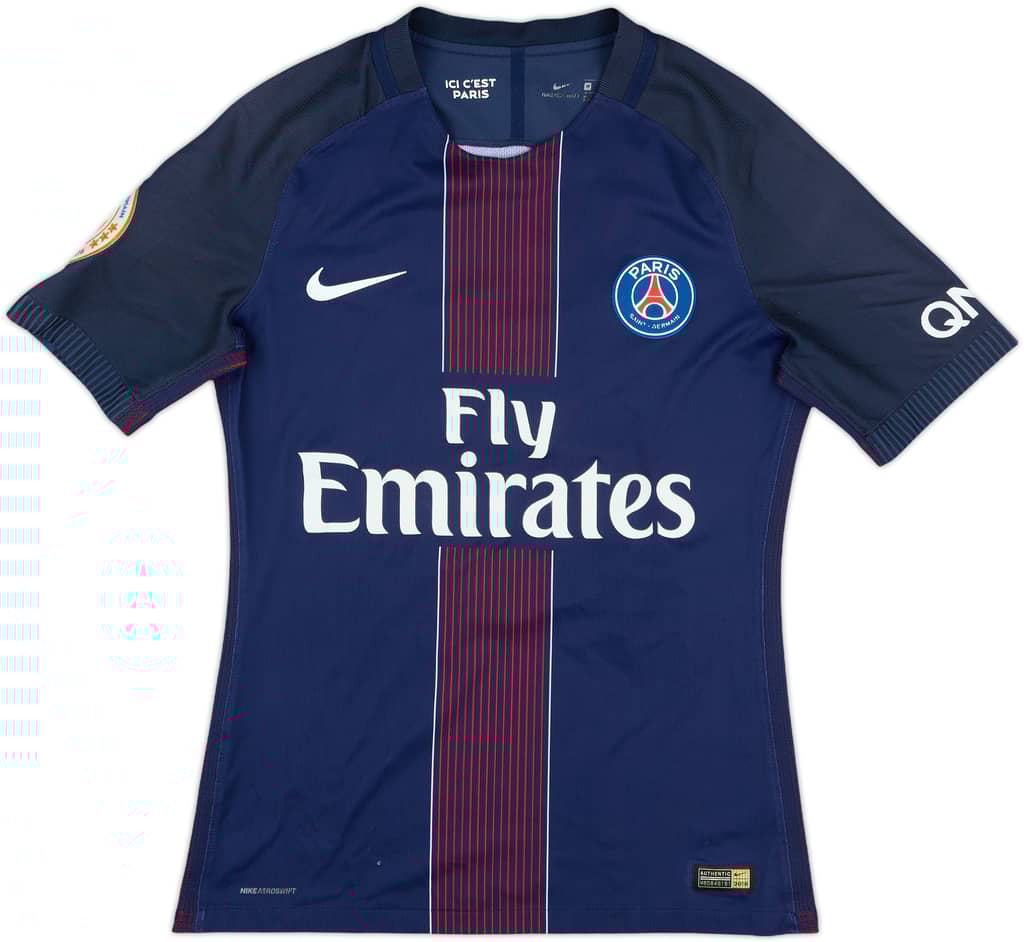 2016-17 Paris Saint-Germain Match Issue Home Shirt Kurzawa #20