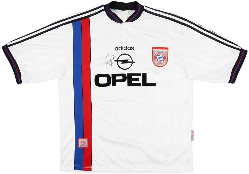 1996-98 Bayern Munich Away Shirt Jancker #19 - 9/10 - (XL)