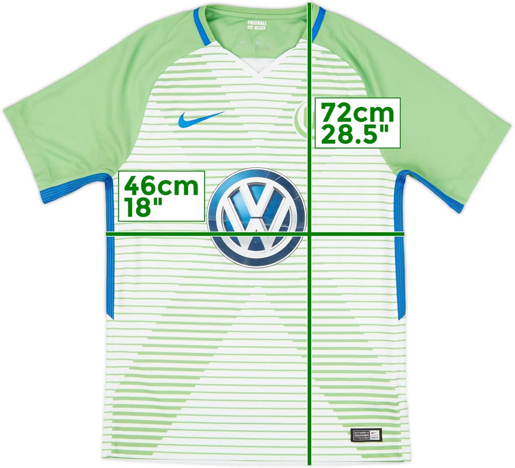2017-18 Wolfsburg Home Shirt - 7/10 - (S)