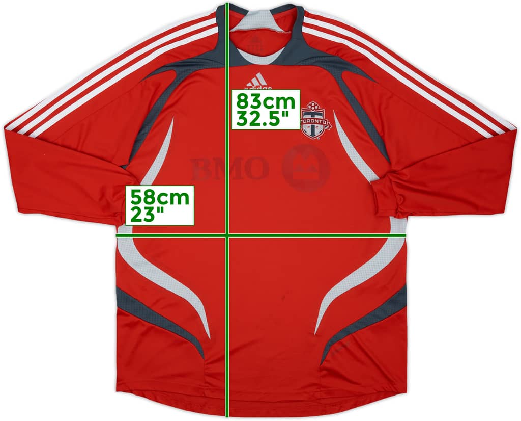2008-09 Toronto FC Player Issue Home L/S Shirt - 4/10 - (XL)