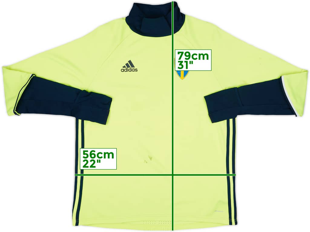 2015-16 Sweden adidas Sweat Top - 5/10 - (L)