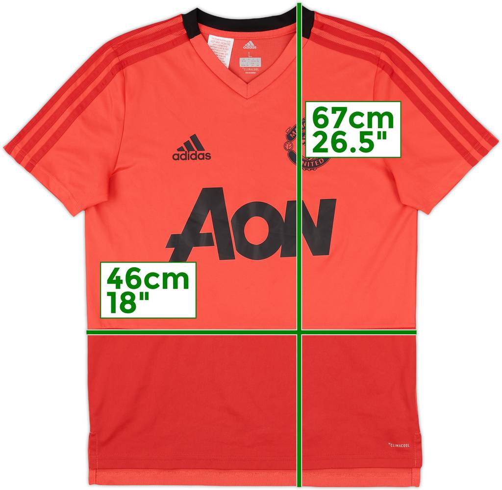 2018-19 Manchester United adidas Training Shirt - 8/10 - (L.Boys)