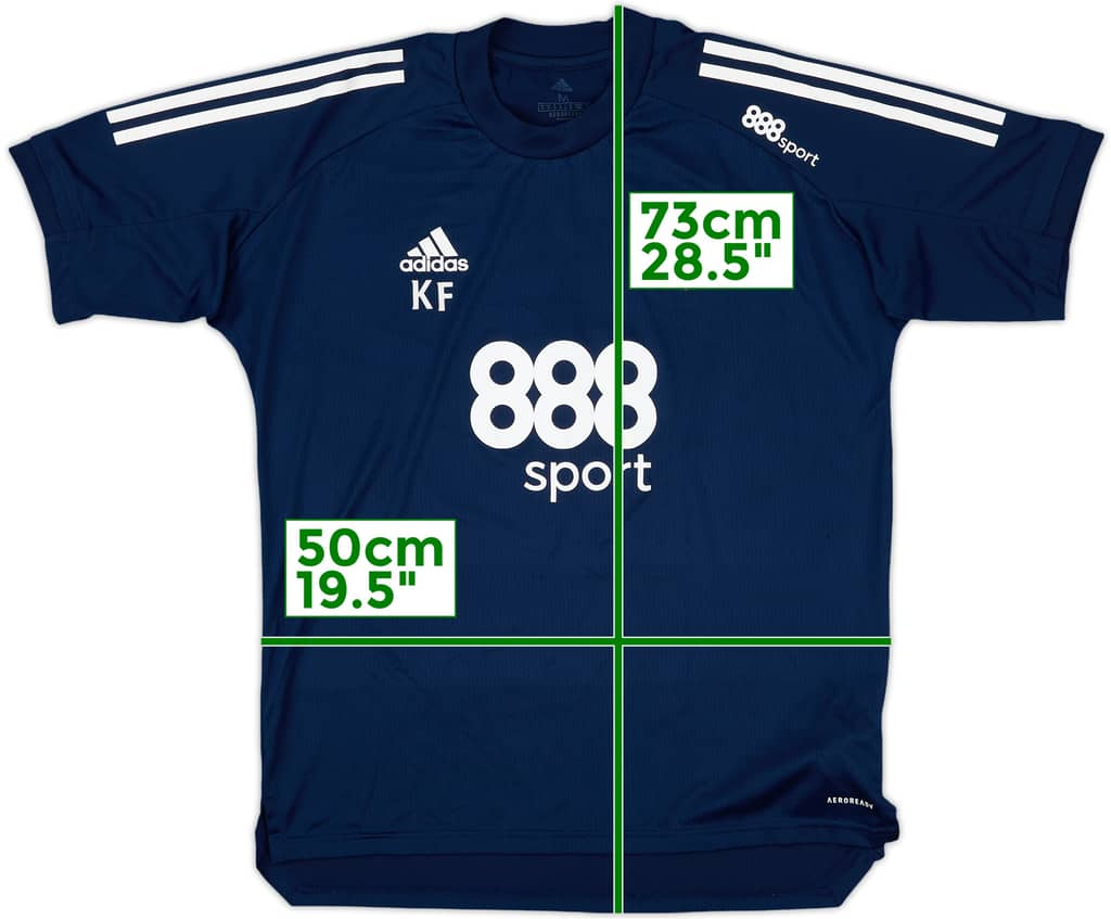 2020-21 Cardiff City Staff Issue adidas Training Shirt KF - 10/10 - (M)