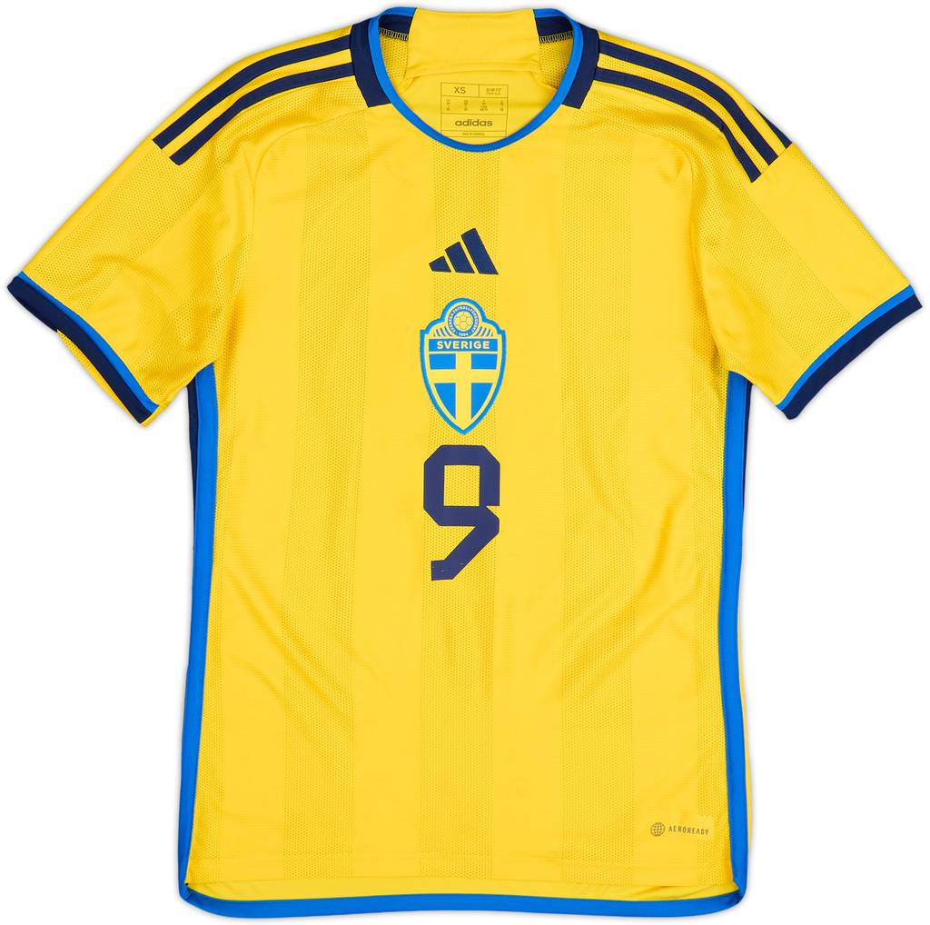 2022-23 Sweden Home Shirt Isak #9 - 6/10 - (XS)