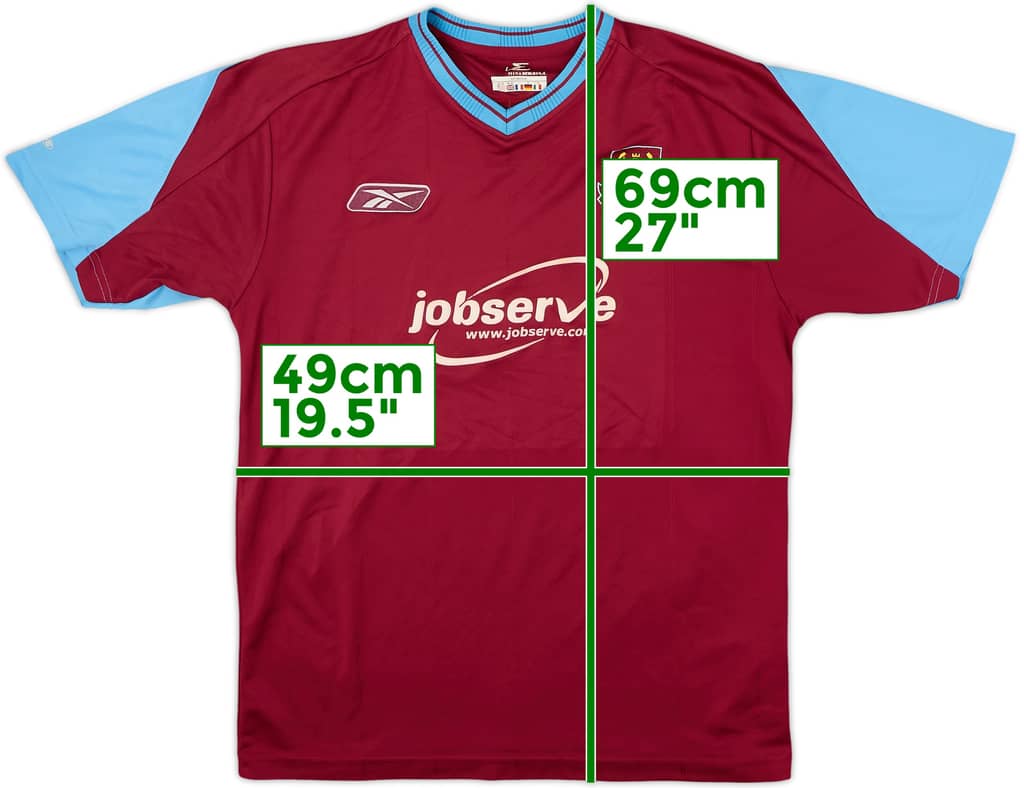 2003-05 West Ham Home Shirt - 8/10 - (M)