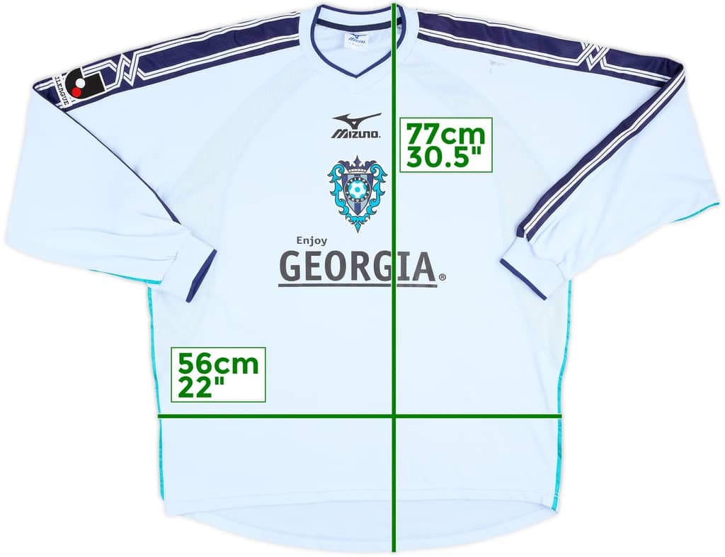 2003 Avispa Fukuoka Home L/S Shirt - 6/10 - (M)