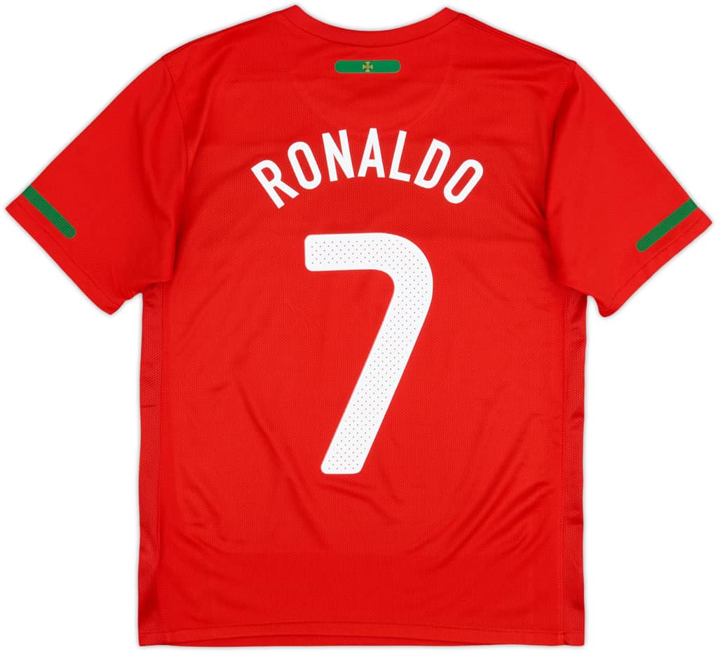 2010-11 Portugal Home Shirt Ronaldo #7 - 9/10 - (XL.Boys)