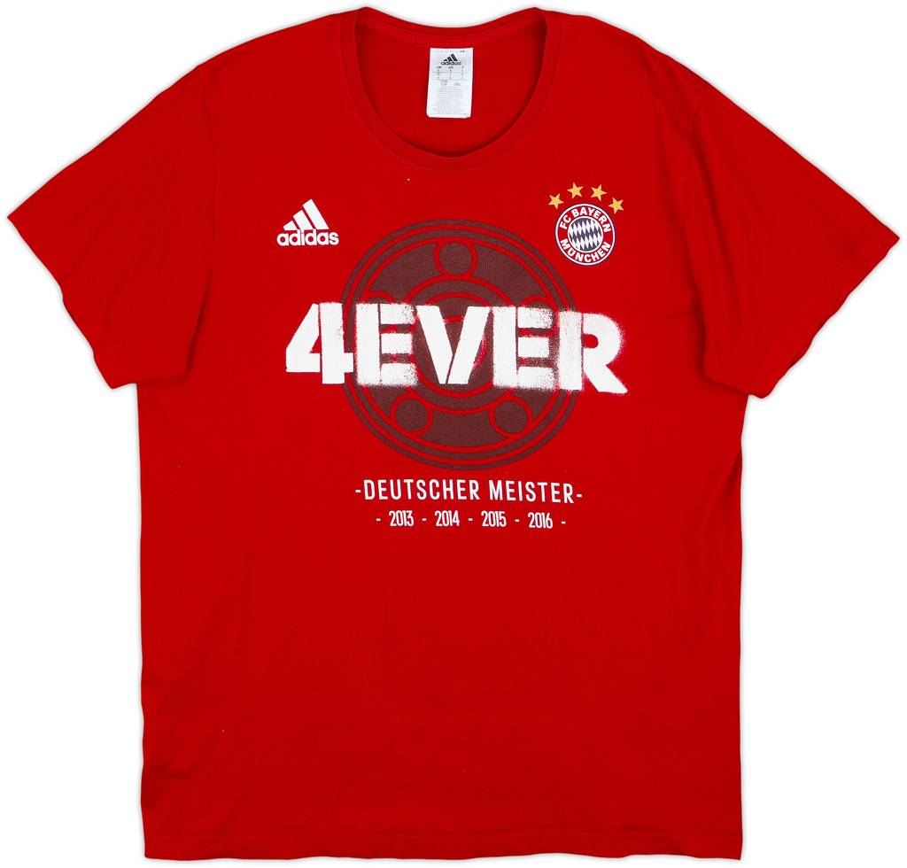 2015-16 Bayern Munich adidas Cotton Tee - 9/10 - (L)