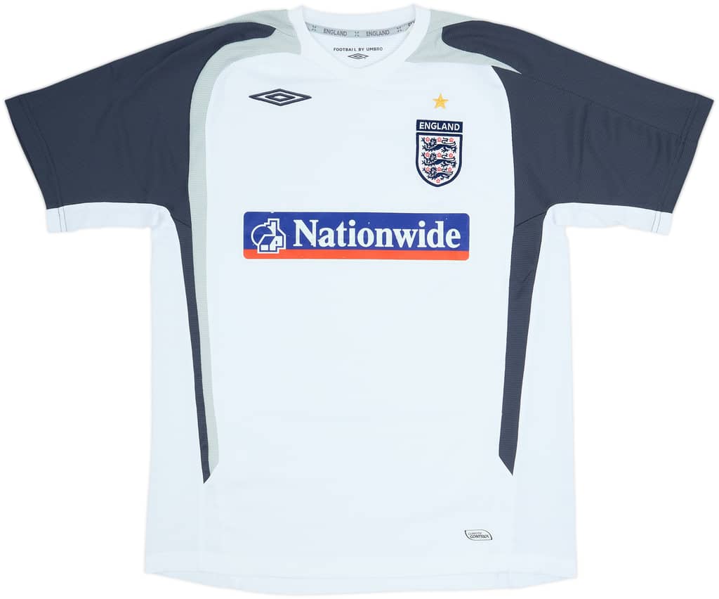 2005-07 England Umbro Training Shirt - 5/10 - (M)