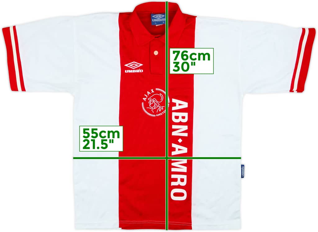 1993-94 Ajax Home Shirt - 8/10 - (L)