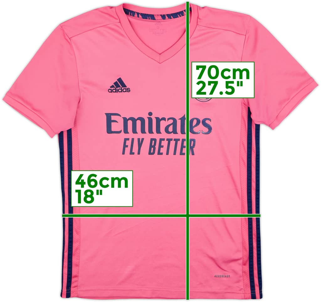 2020-21 Real Madrid Away Shirt - 5/10 - (S)