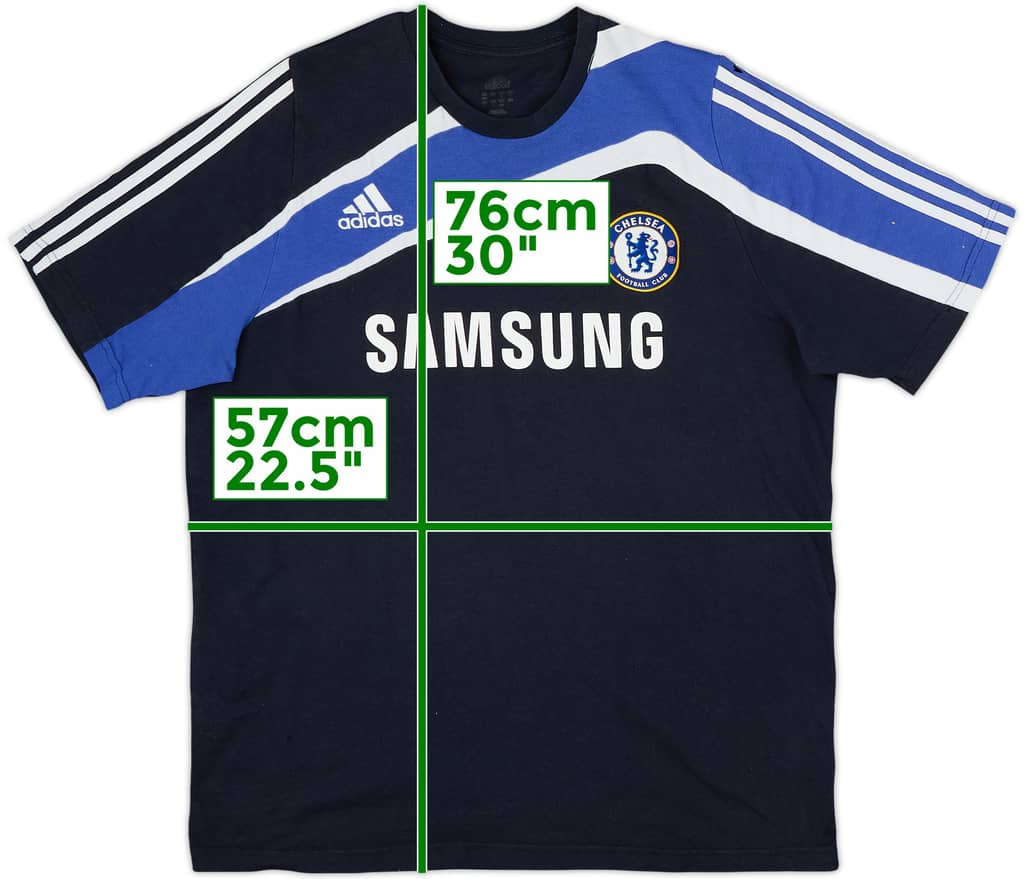 2009-10 Chelsea adidas Cotton Tee - 7/10 - (XL)