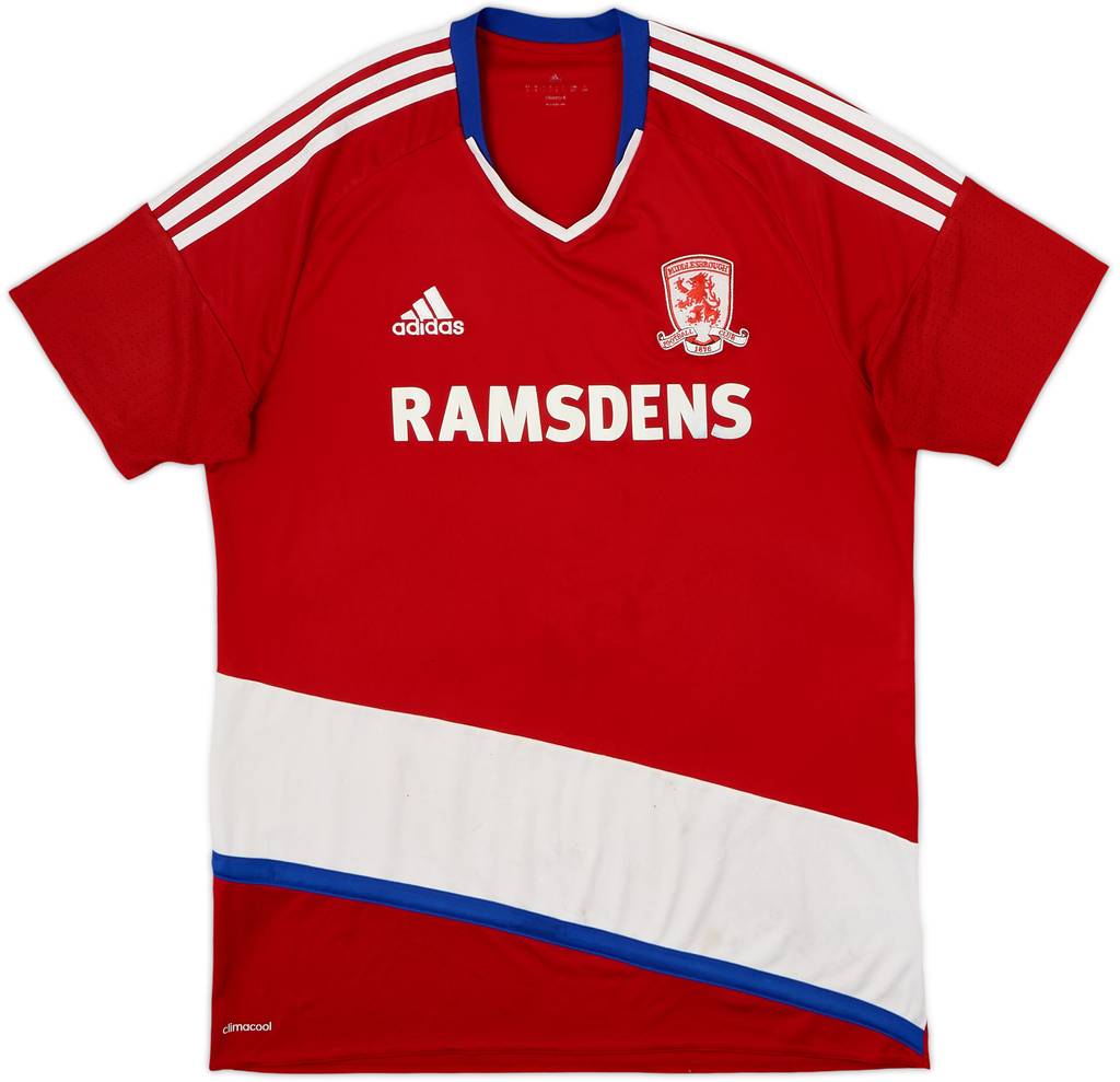 2016-17 Middlesbrough Home Shirt - 4/10 - (L)