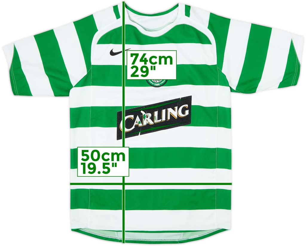 2005-07 Celtic Home Shirt - 3/10 - (S)