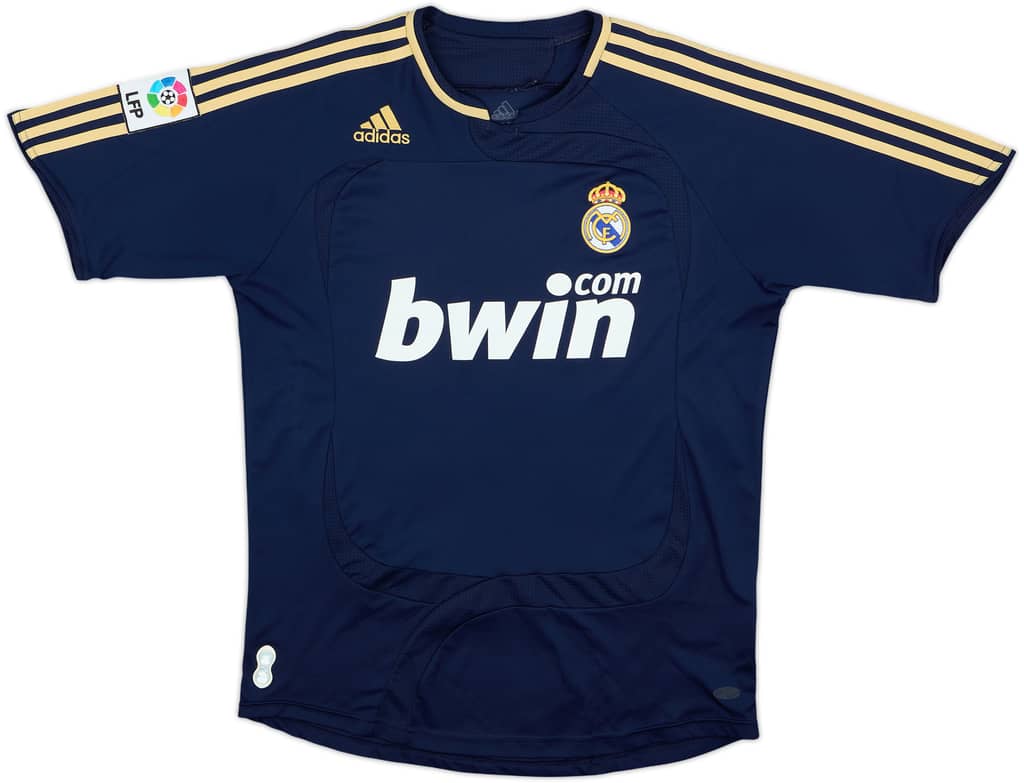 2007-08 Real Madrid Camiseta Visitante - 8/10 - (XL.Boys)