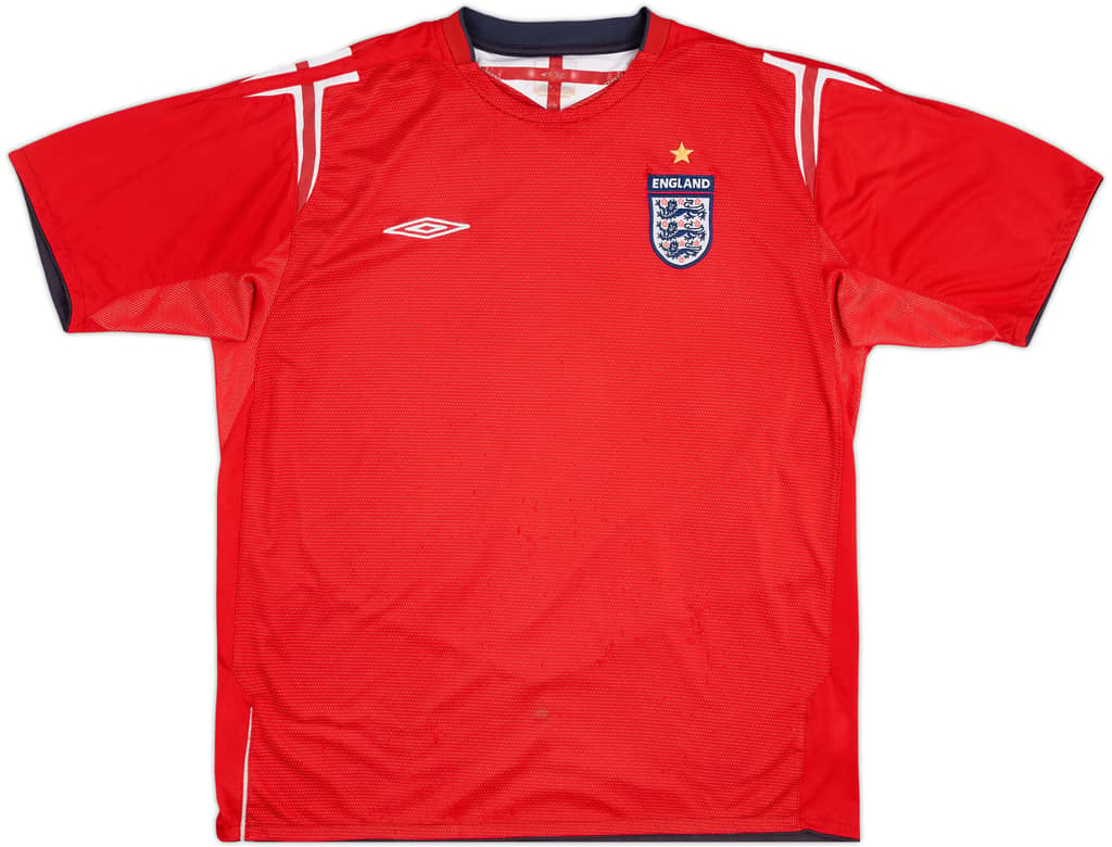 2004-06 England Away Shirt - 5/10 - (XL)