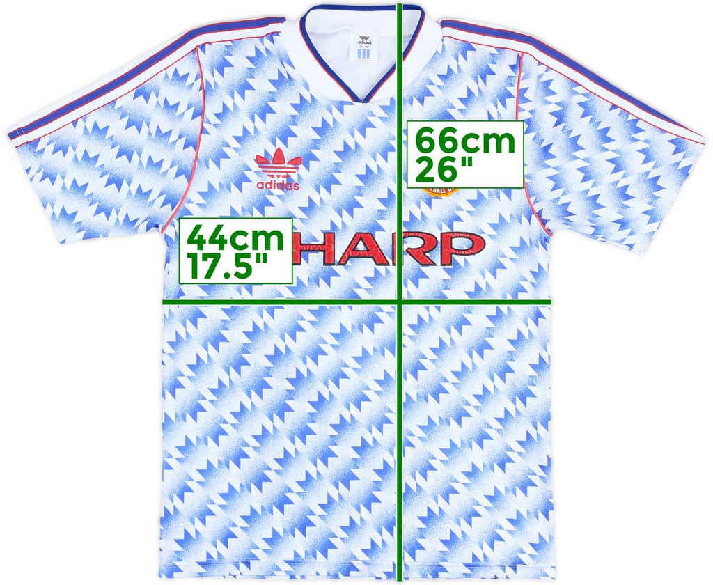 1990-92 Manchester United Away Shirt - 9/10 - (S)