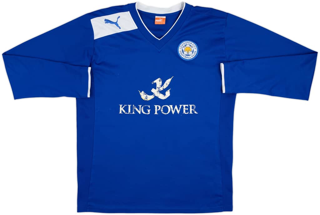 2012-13 Leicester Home L/S Shirt - 4/10 - (XL)