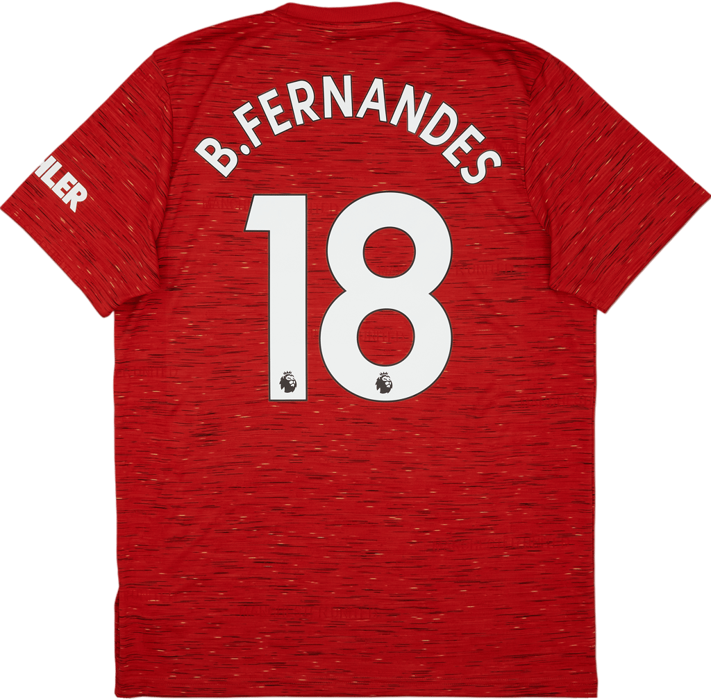 2020-21 Manchester United Home Shirt B.Fernandes #18 - 8/10 - (S)