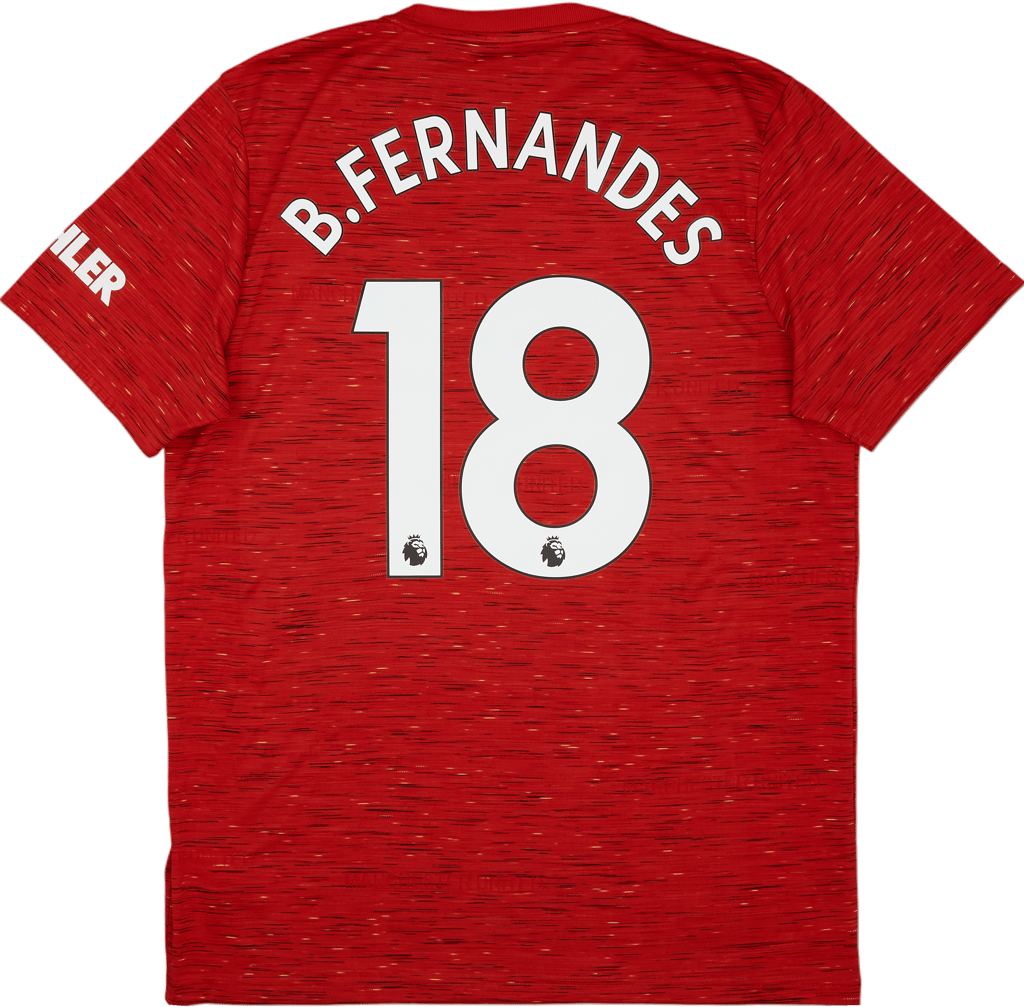 2020-21 Manchester United Home Shirt B.Fernandes #18 - 6/10 - (S)